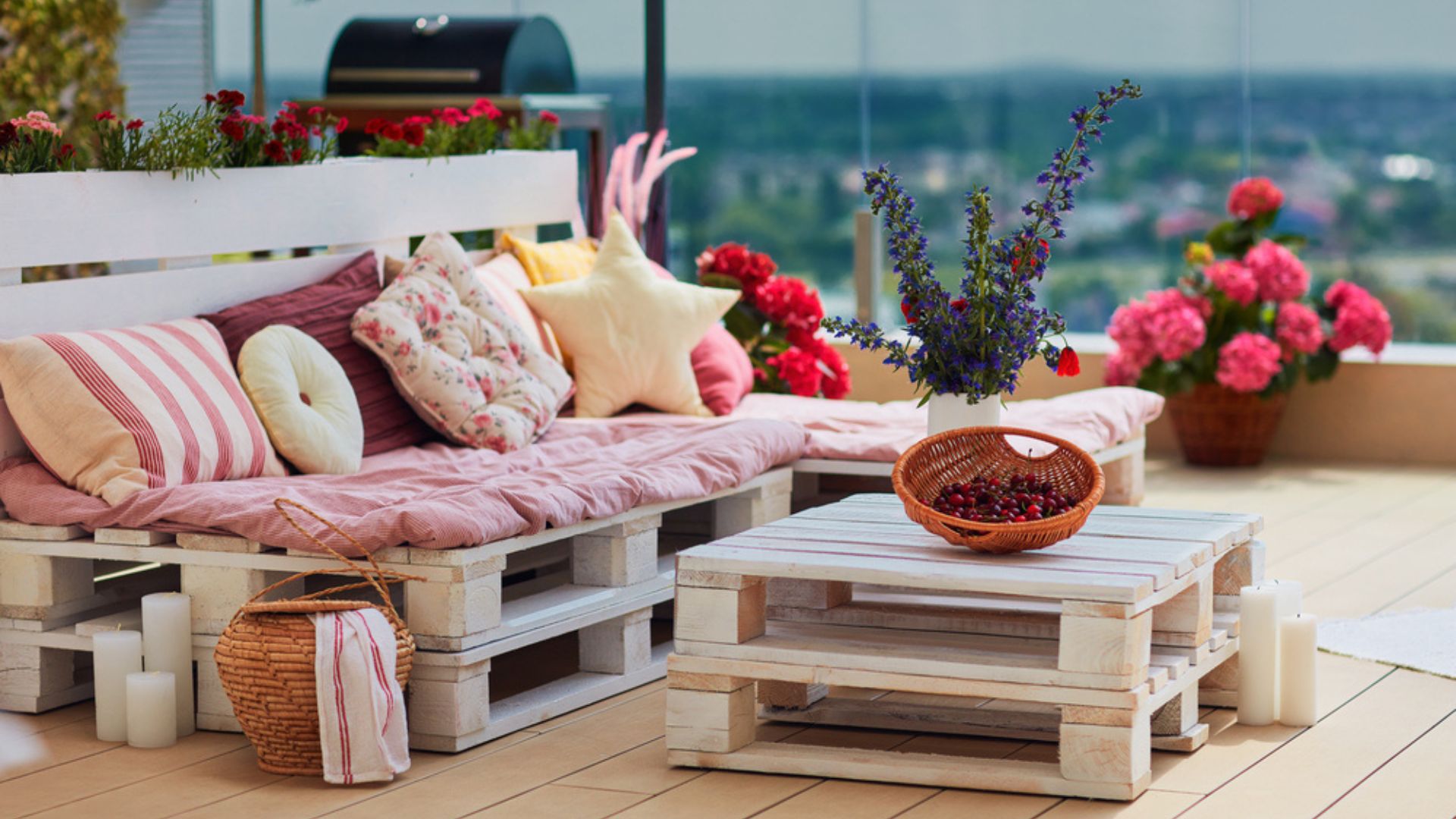 garden on balcony