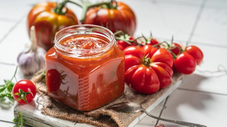 tomatoe pantry in a glass jar