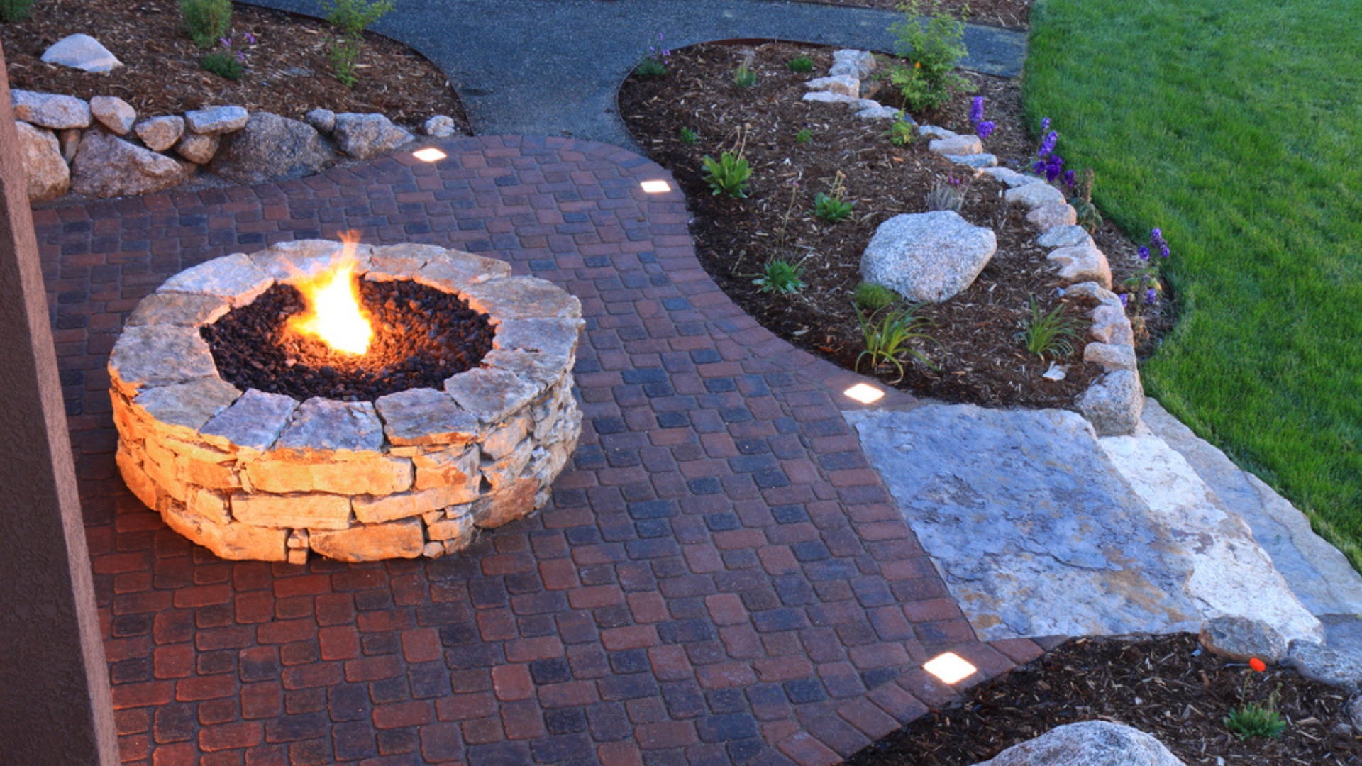 backyard fire pit