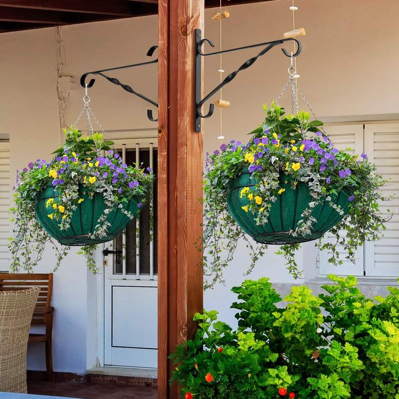 Planters on hooks