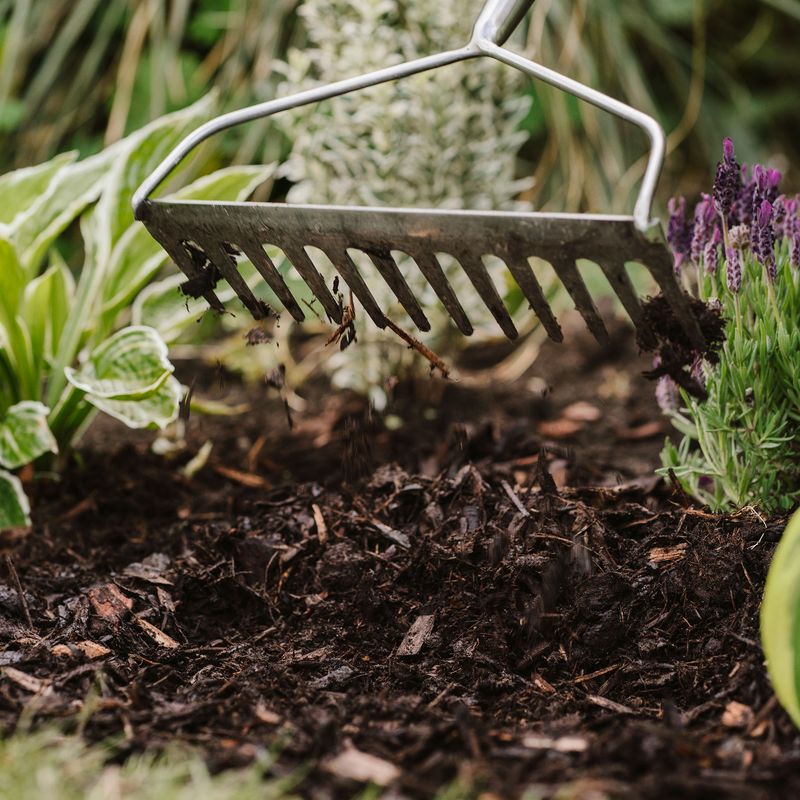 Use A Rake To Refresh The Surface
