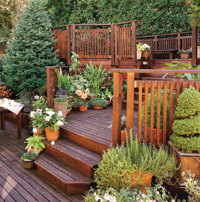 Add a raised deck or patio