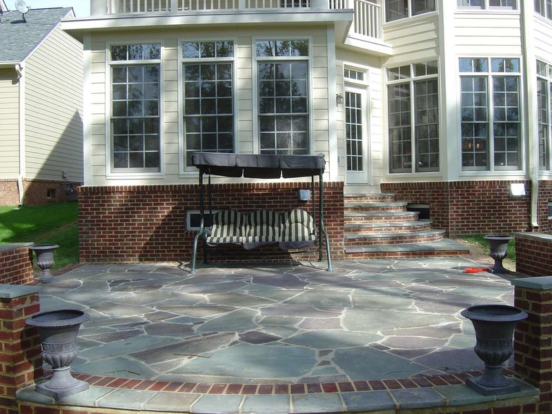 Flagstone brick mix