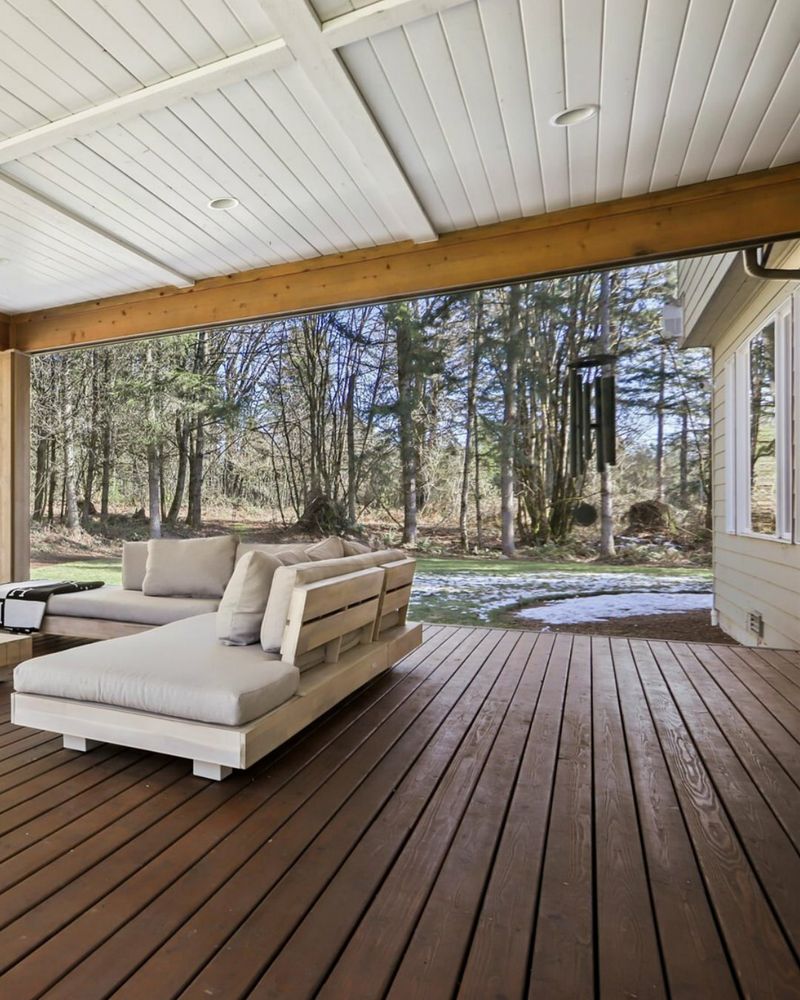 Deck with Rustic Charm