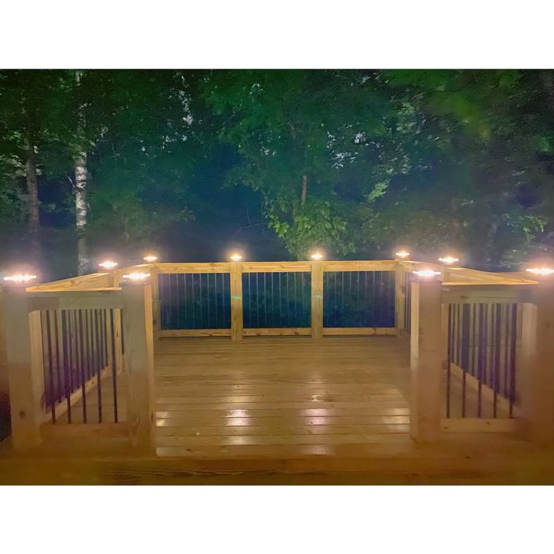 Floating Deck with Lights