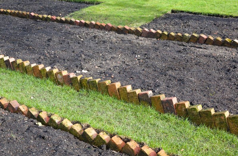 Avoid putting the same edging material everywhere