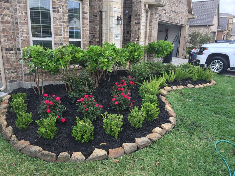 Flower Bed Finishing Touch