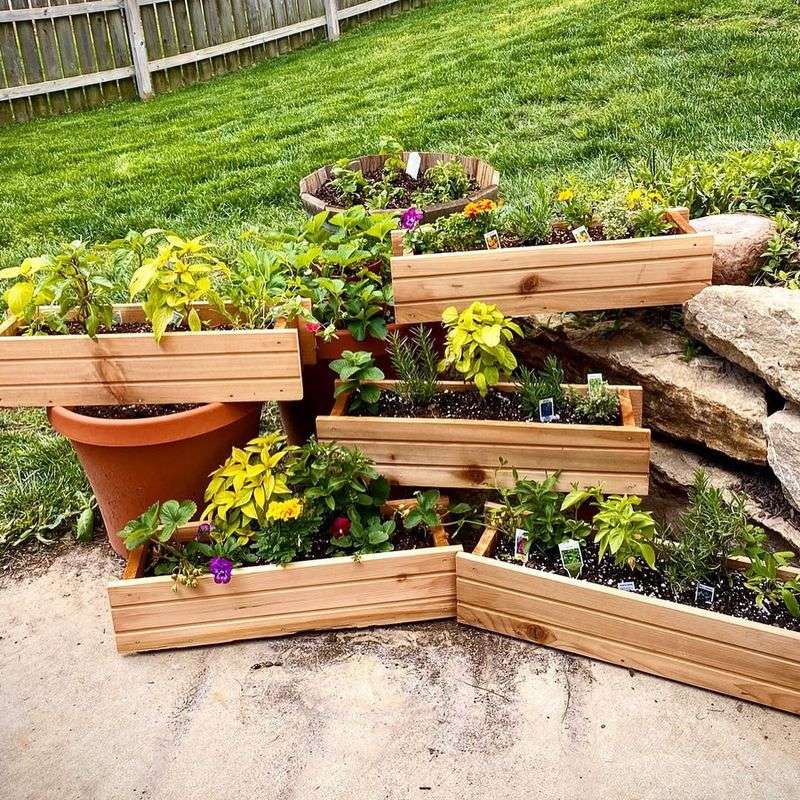 Tiered Herb and Flower Bed