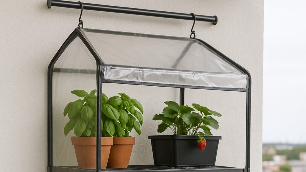 hanging shelf greenhouse