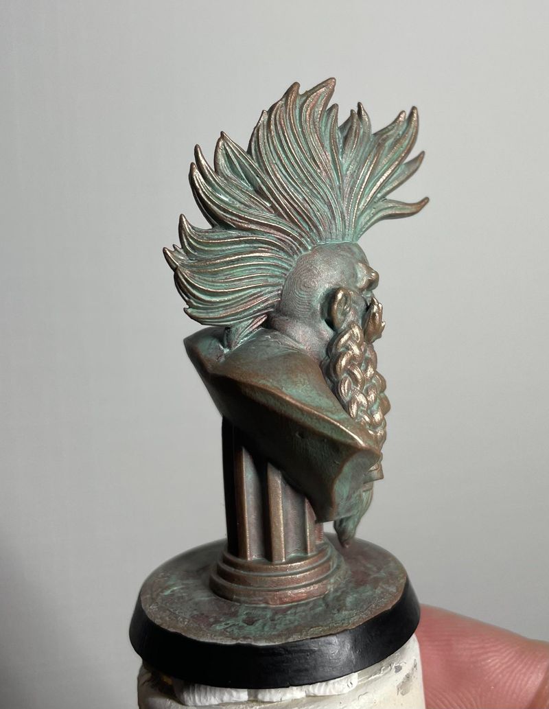 Patina'd Metal Sculptures