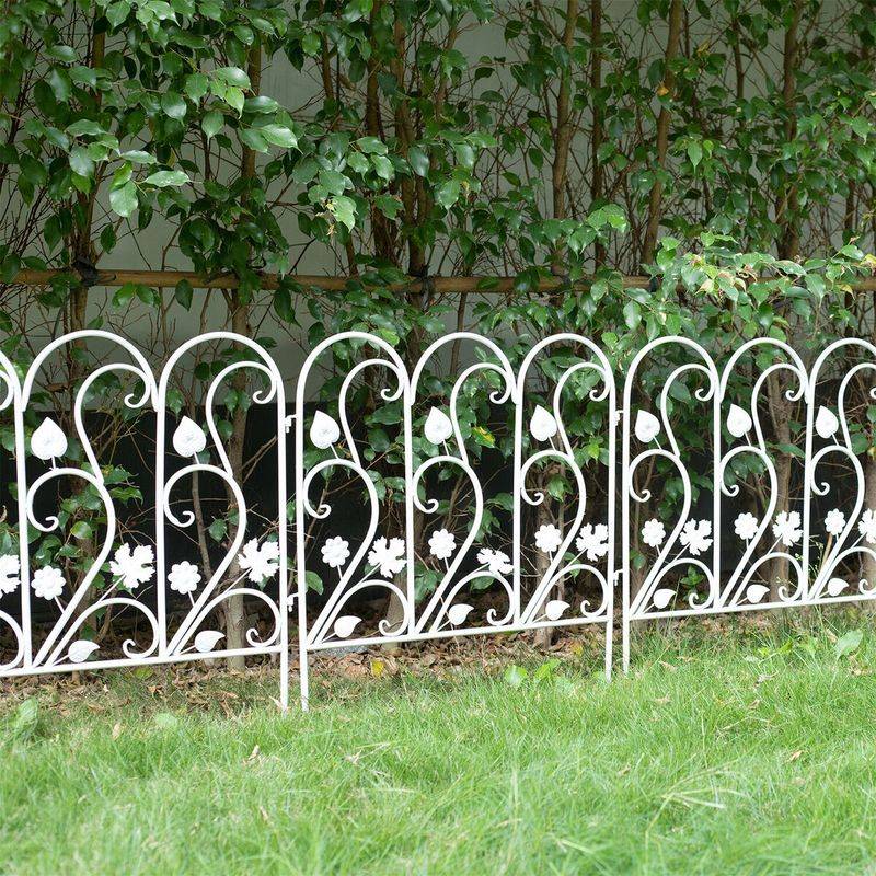 Incorporate metal or wire fencing