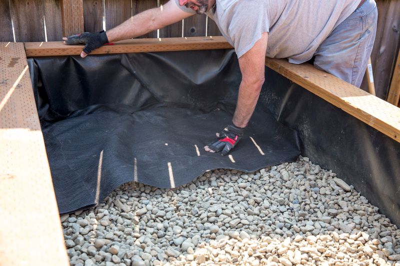 Add a Layer of Gravel for Drainage