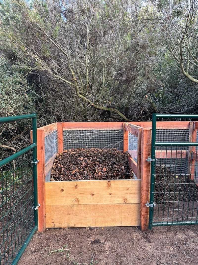 Keep compost and food scraps secured