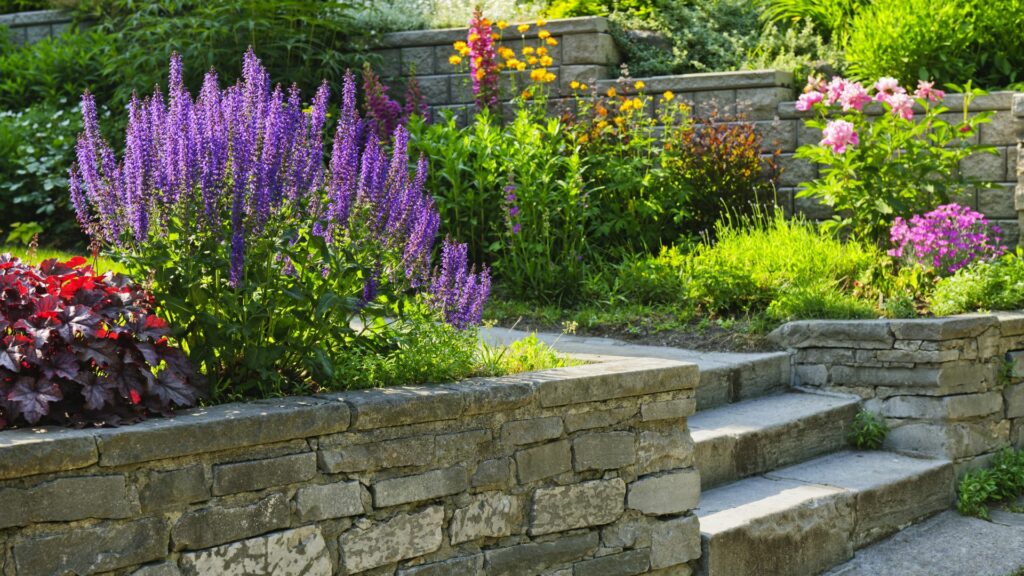 Mediterranean front yard landscaping