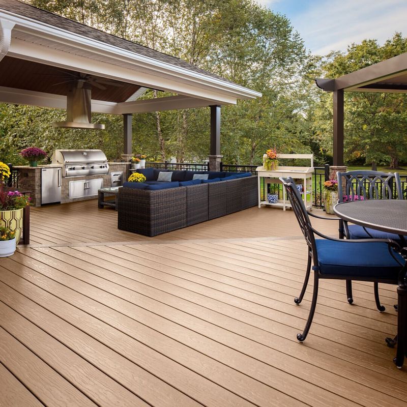 Deck with Outdoor Kitchen