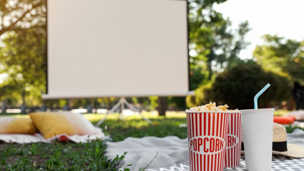 outdoor cinema backyard
