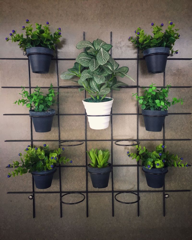 Grid-style plant arrangement