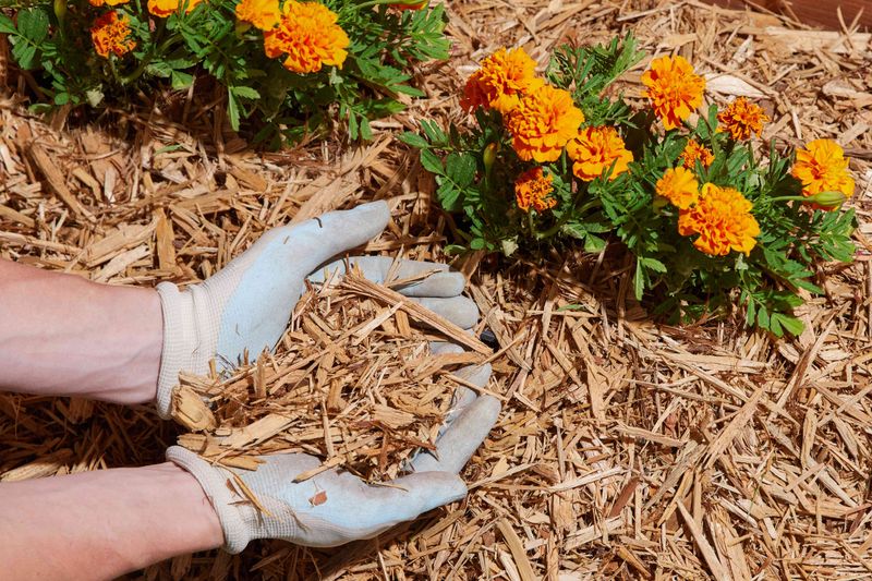 Mulch Around Plants to Retain Moisture