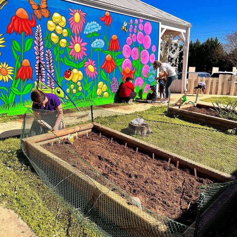 Colorful Children's Garden Bed