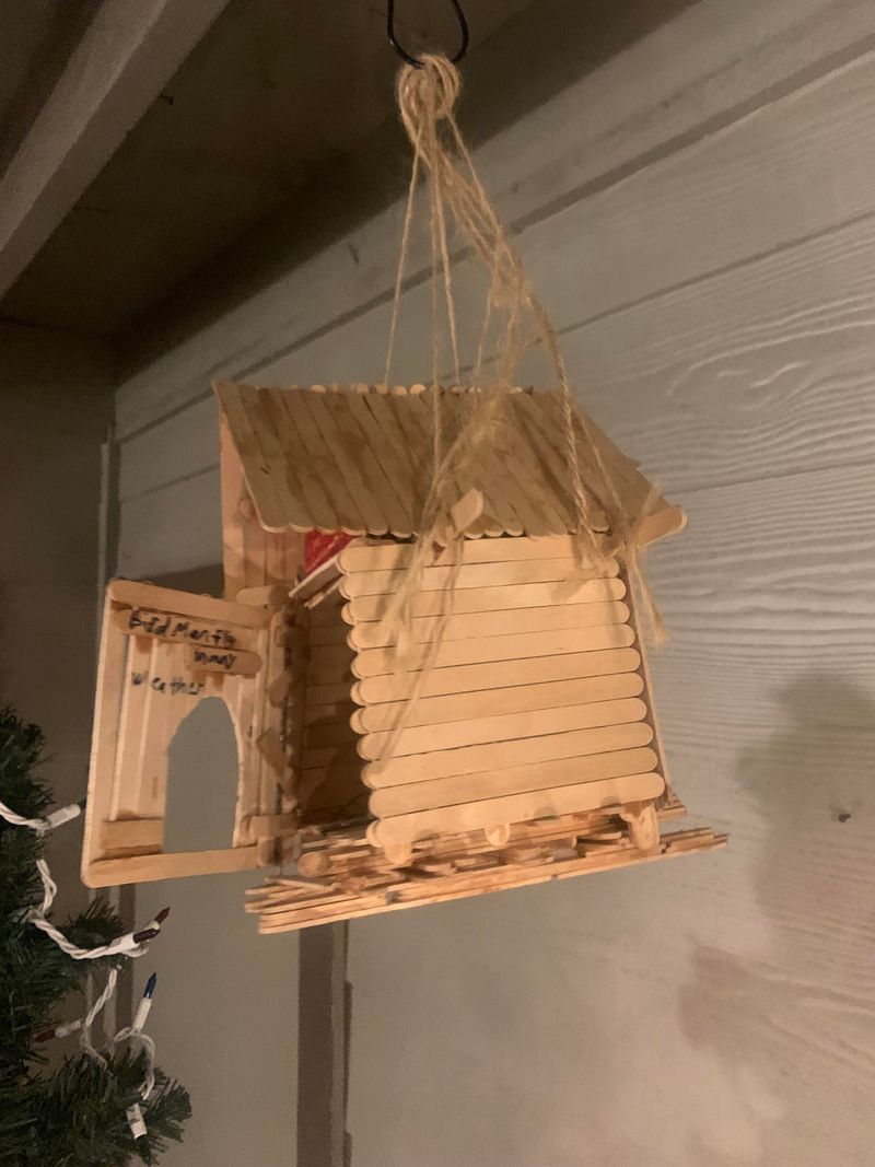 The Birdhouse Is Poorly Constructed