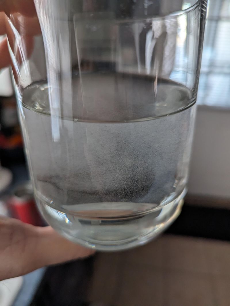 Water With Lukewarm, Filtered Water