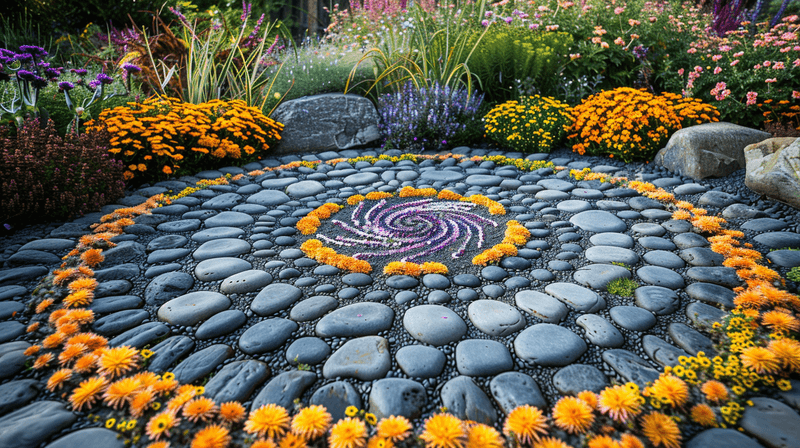 Meditation Floral Circle