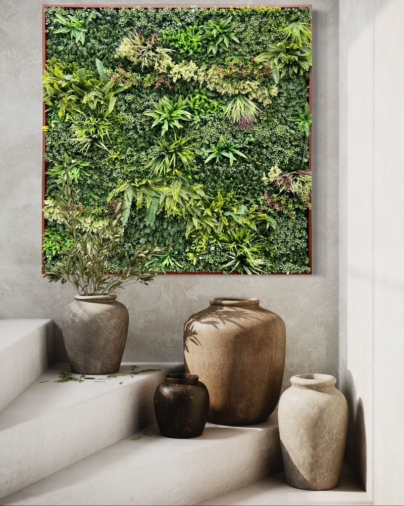 Plant wall frames