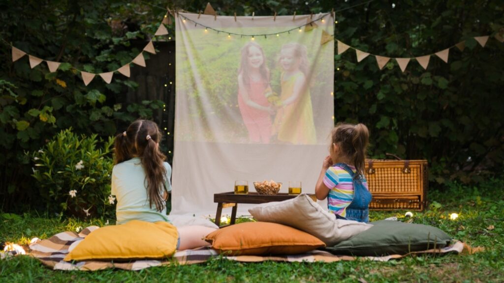outdoor movie screen