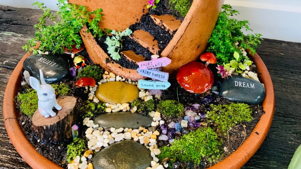 miniature fairy garden