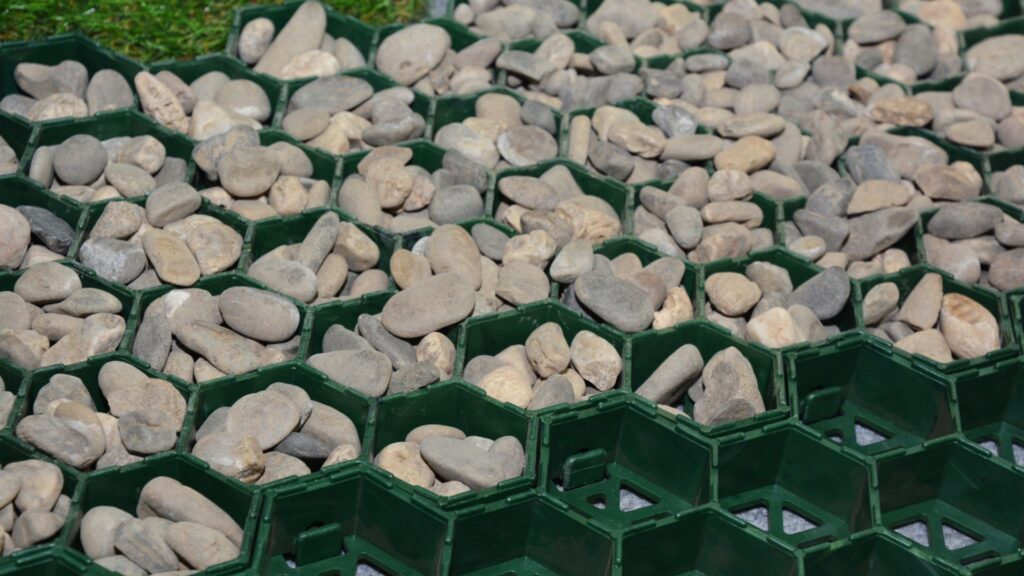 Gravel and Grass Grid