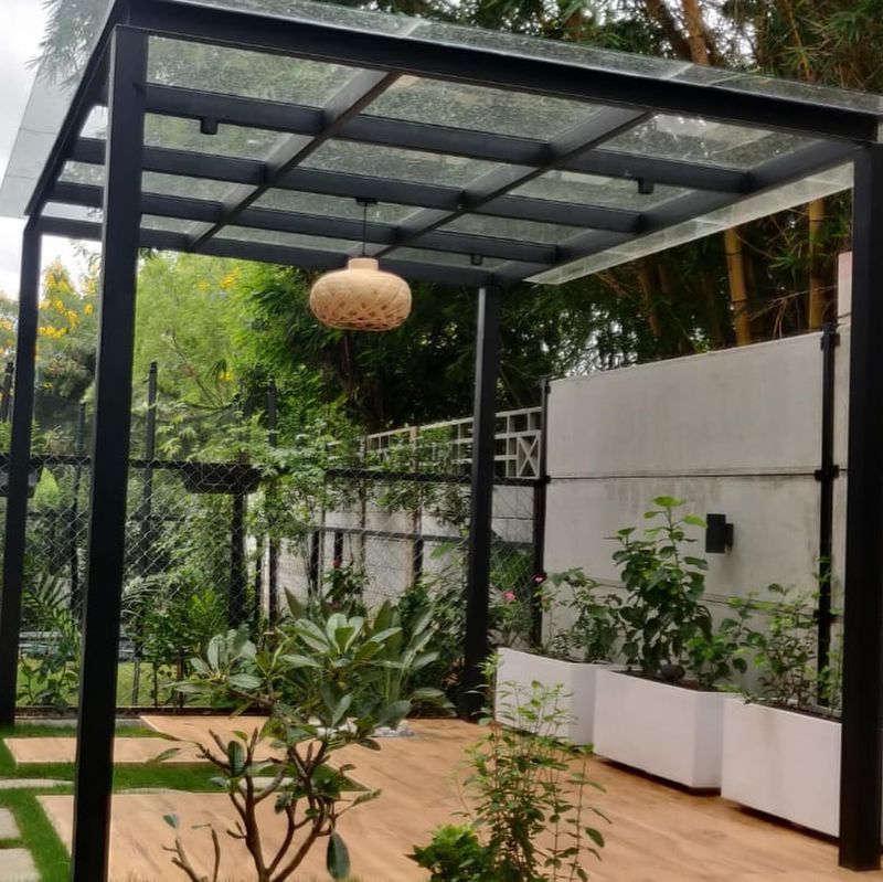 Contemporary Glass Arbor