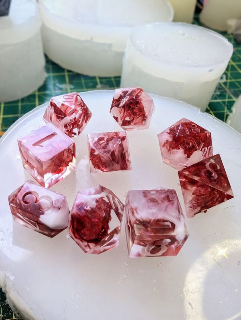Rose Petal Ice Cubes