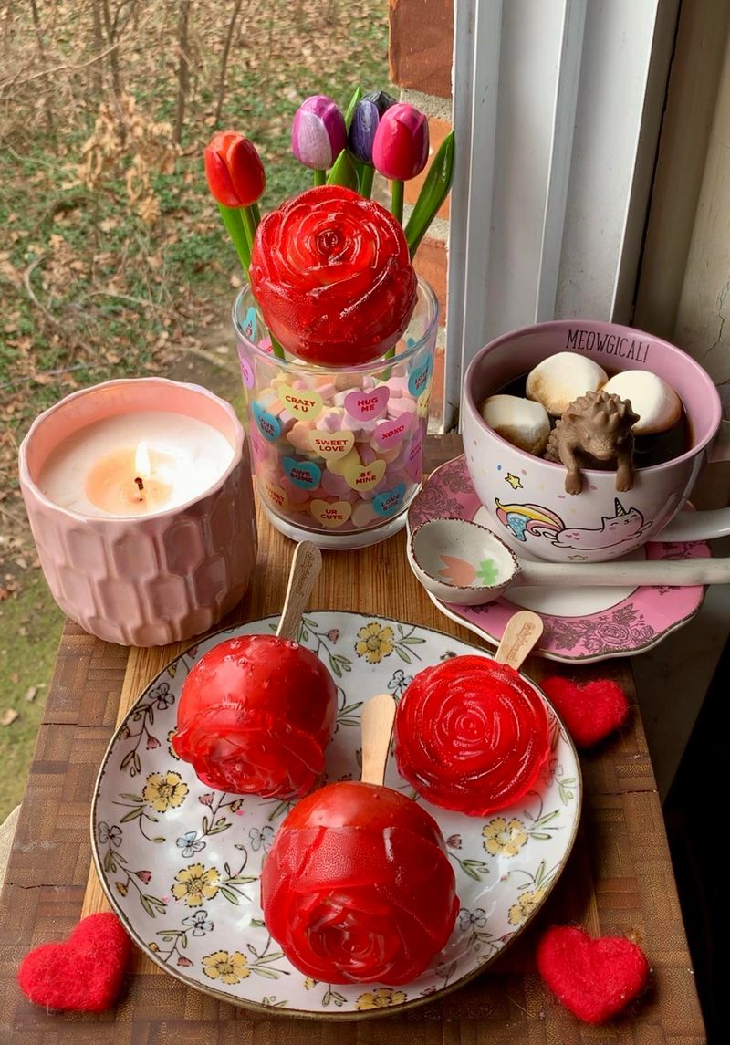 Rose Petal Candied Treats