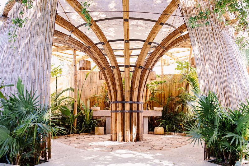 Natural Bamboo Arbor