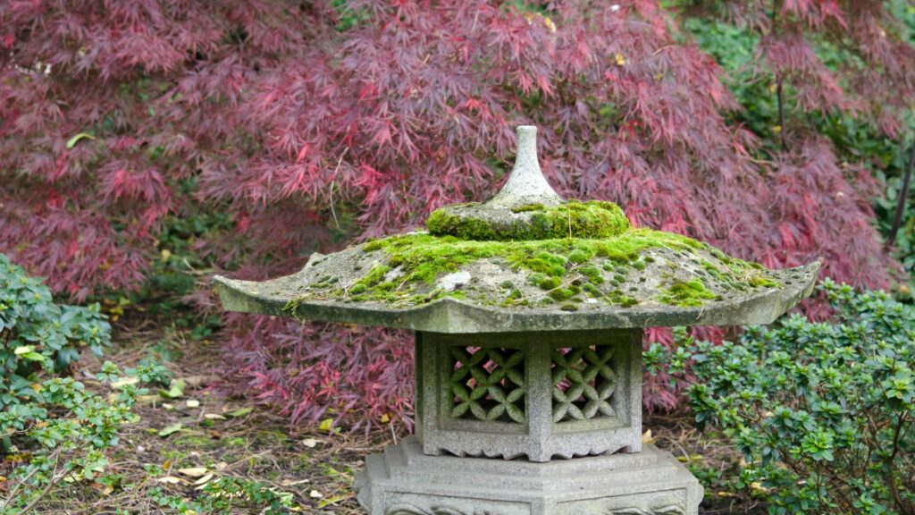 Details of a Japanese garden