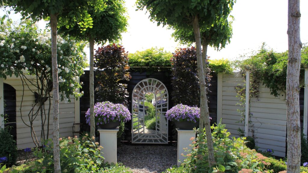 garden mirror