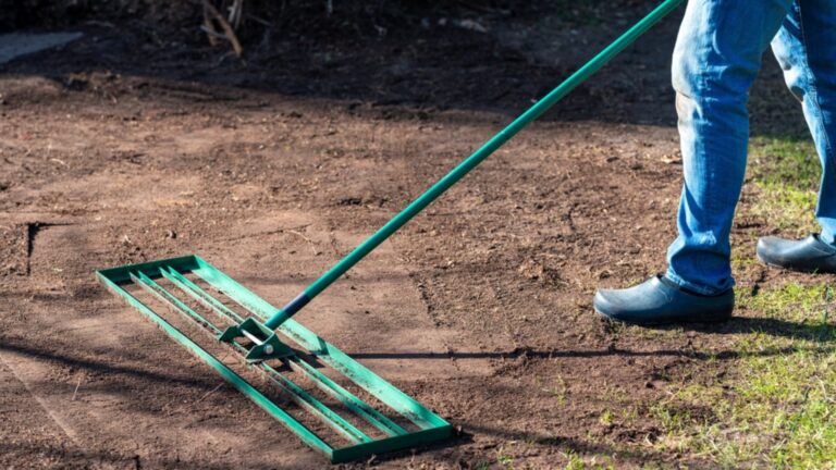 leveling a lawn
