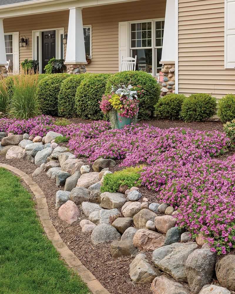 Low-Height Border Plantings Only