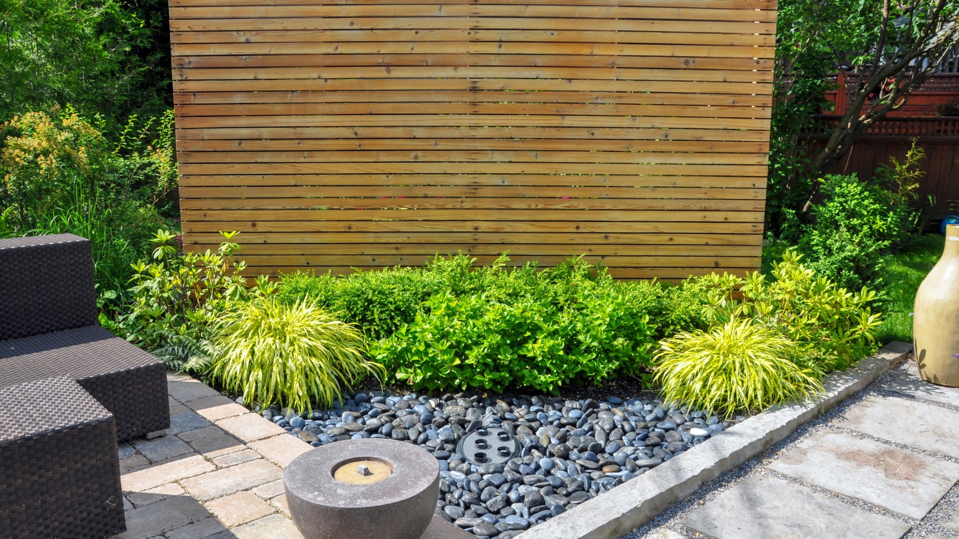 backyard privacy wall