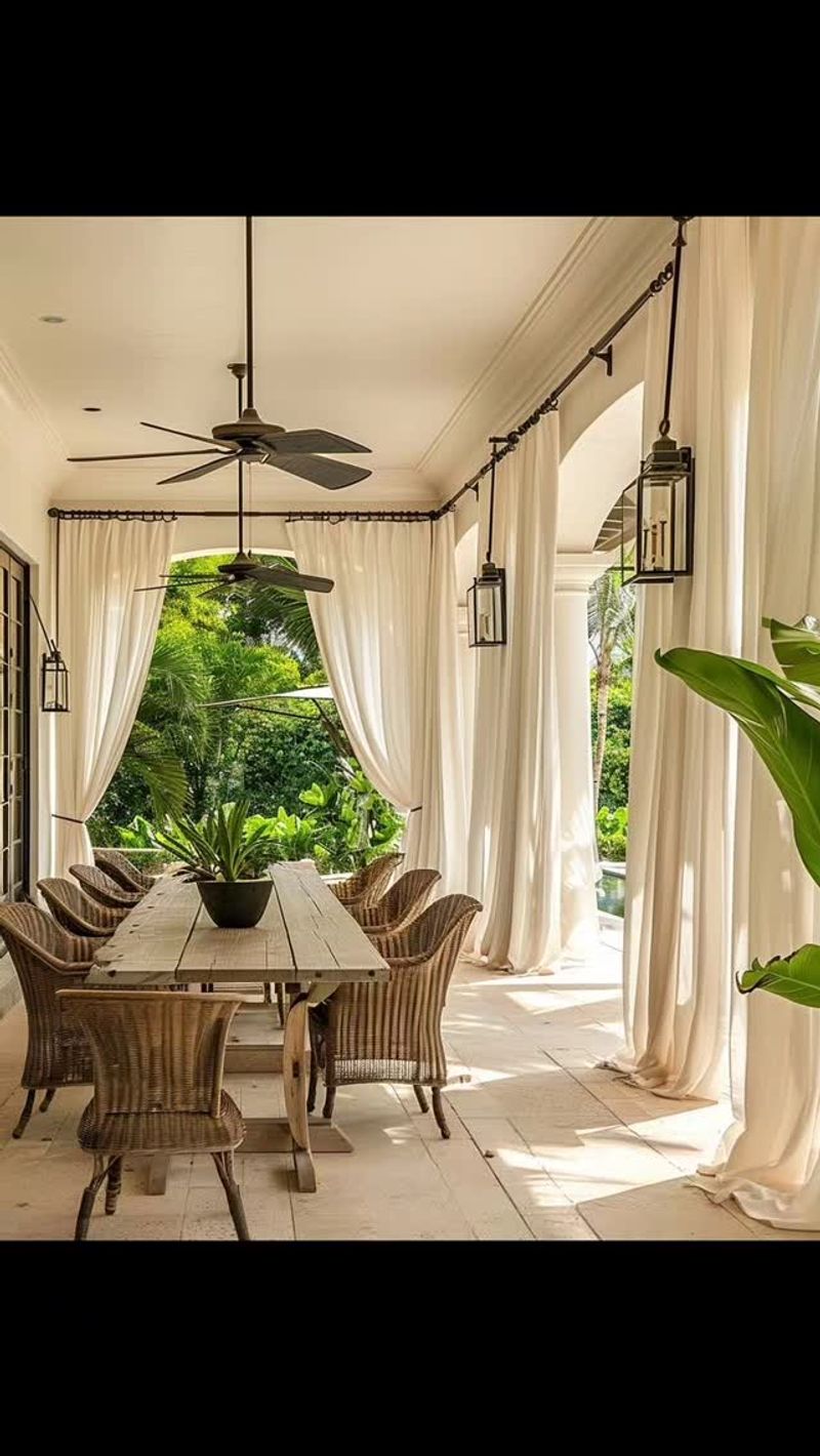 Incorporate Outdoor Drapery