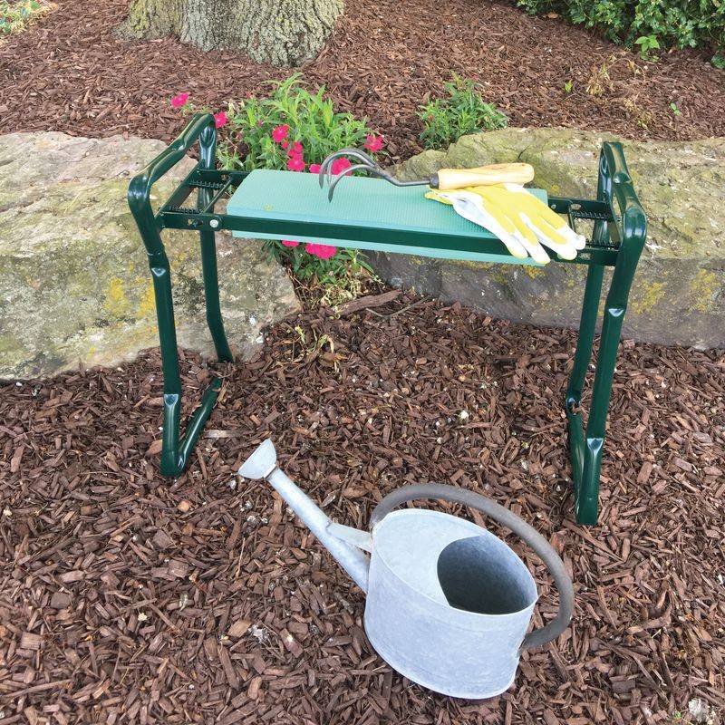 Kneeling Bench with Tool Pouches