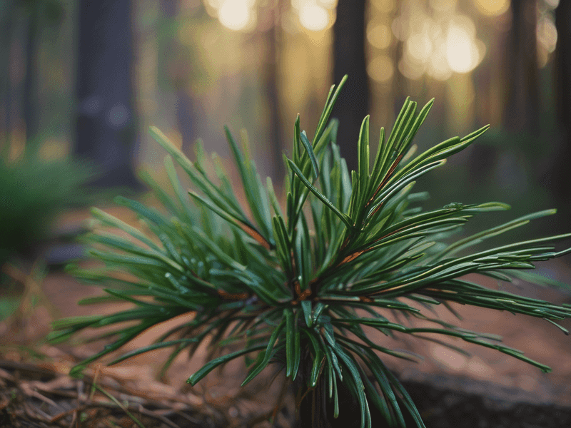 BETTER OPTION: Blueberry Bushes and Pine Trees