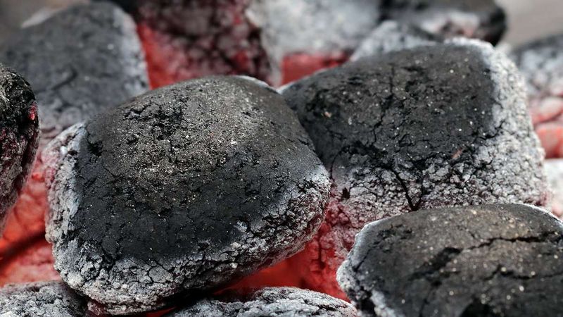 Ashes from Charcoal Briquettes