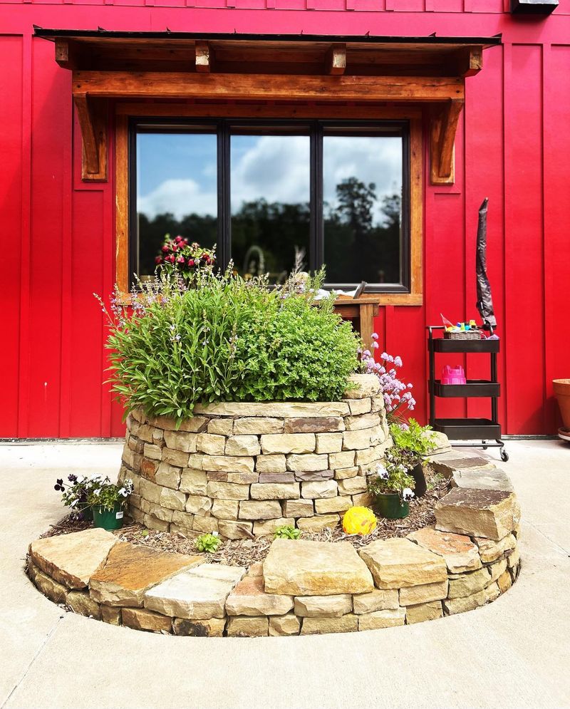 Spiral Herb and Flower Beds