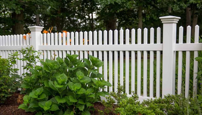 White Plastic Fencing That Yellows With Age