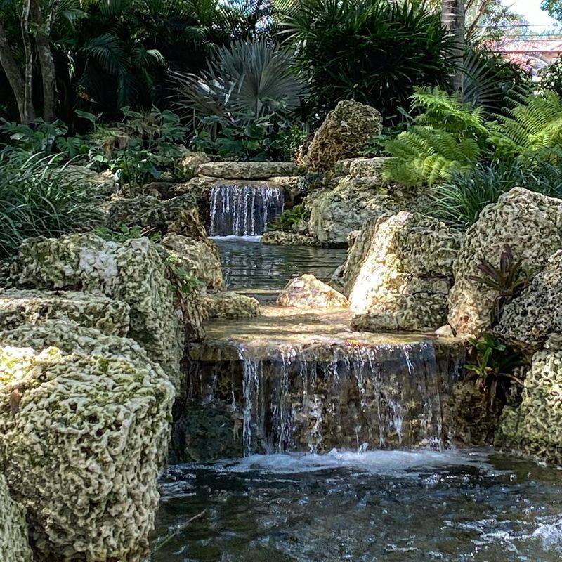 Koi Ponds with Elaborate Waterfalls