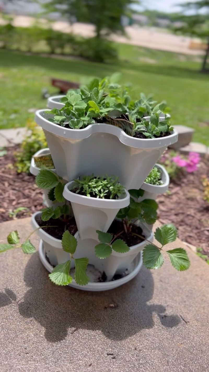 Stackable Planter Towers