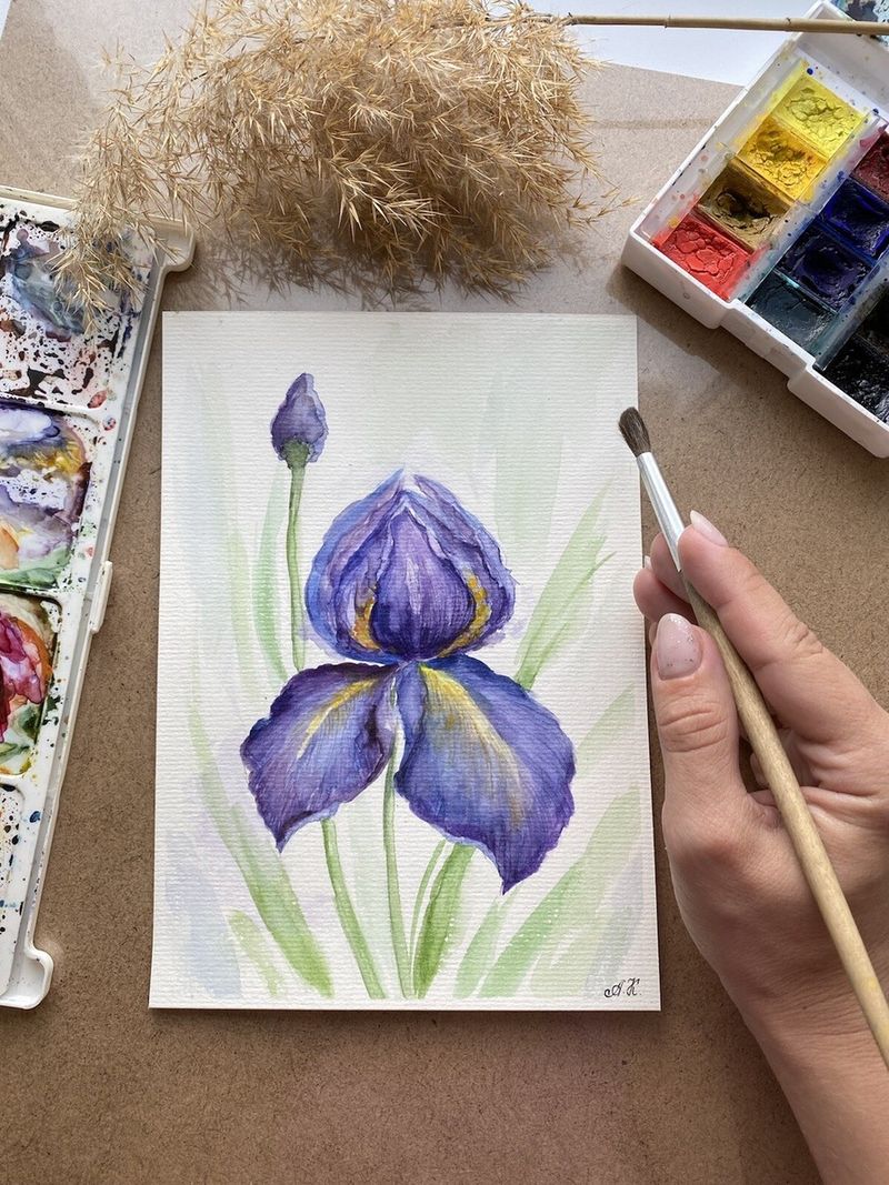 Create Iris Flower Prints