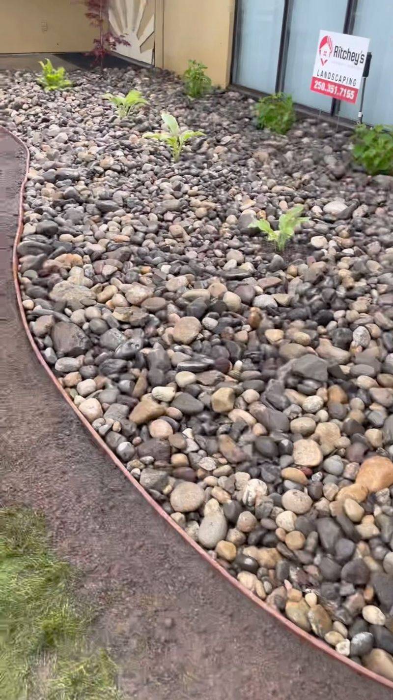 Create a Decorative Rock Border