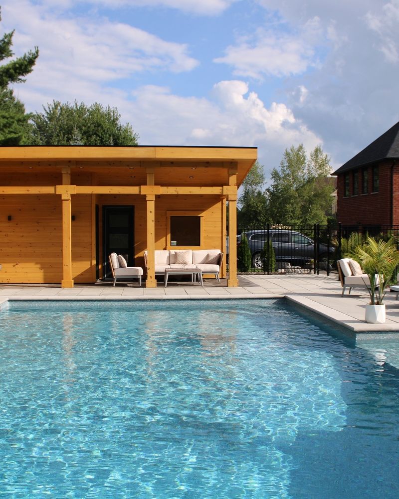 Resort-Style Cabana With Changing Room
